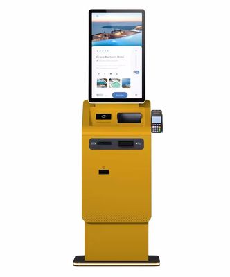 Selbstbedienungskonto-Touchscreen-Monitor mit 1920 X 1080 Auflösung und breitem Temperaturbereich (-10°C~60°C) mit mehreren Eingängen (HDMI, VGA, USB)