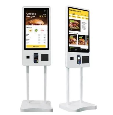 32 Zoll Touchscreen Digital Kiosk mit Windows 10 Betriebssystem und Metallgehäuse für interaktiven Selbstbedienung