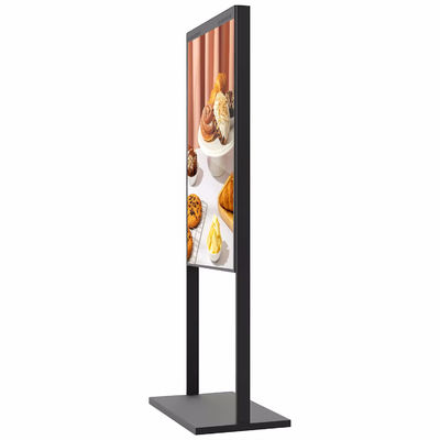 65 Zoll hohe Helligkeit Werbeanzeige mit 2000-3000 Nits Helligkeit und 178° Blickwinkel für Schaufenster Digital Signage