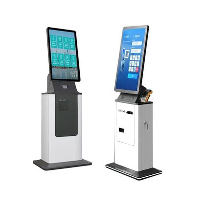Anpassbarer Touchscreen-Self-Service-Kiosk mit motorisiertem Kartenspender und wartungsarmem Design