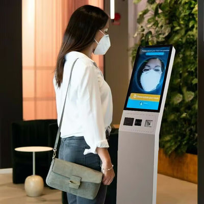Wi-Fi/Bluetooth-Konnektivität Selbstcheck-Kiosk mit 128 GB SSD und angepasster Farbe für nahtlosen Selbstbedienung