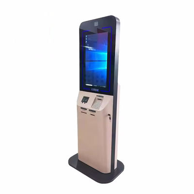 Selbstkontroller Kiosk mit individuellem Design und Fingerabdruck-Identifizierung und Drucker
