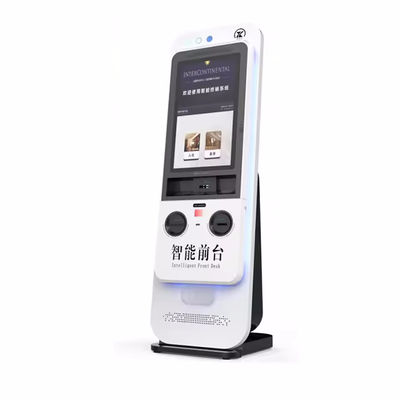 Selbstbedienung Check-in Kiosk mit motorisiertem Kartenleser für optimiertes Check-in
