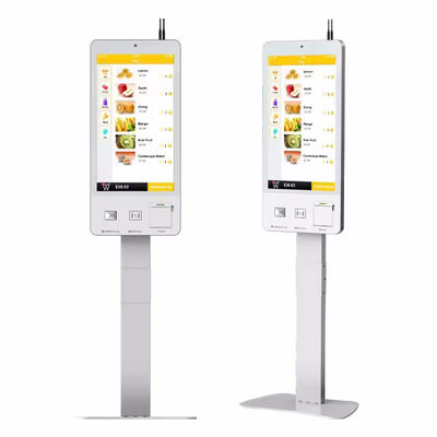 Touchscreen Self-Service POS-System mit Gesichtserkennung, LED-Leuchten und 21,5/24/27 Zoll-Bildschirm