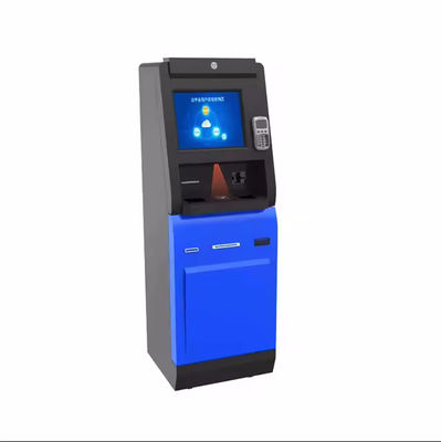 Selbstkontrolle Kiosk mit Barcode Scanner LED-Lichter und Disorder Card Ausgabe für effiziente Selbstbedienung