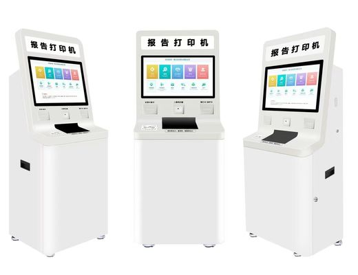 Passleser mit geringer Wartungsleistung Selbstbedienungskiosk mit anpassbarer Software und Touchscreen aus Metall