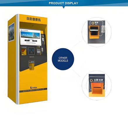 15-Zoll Touchscreen-Self-Service-Parkkiosk mit geringem Wartungsaufwand und Kompatibilität für verschiedene Betriebssysteme