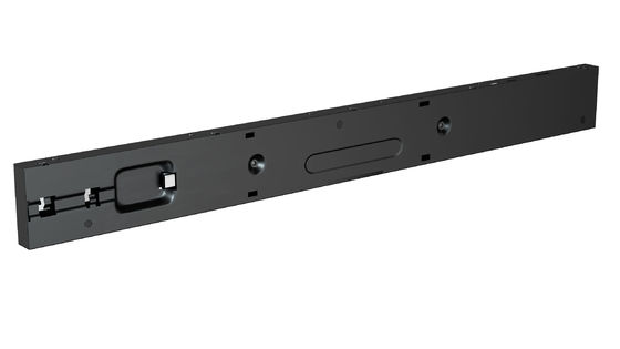 LCD-Werbeanzeige mit 350 cd/m2 Helligkeit, 110-240 V Stromversorgung und Dehnbildschirm für kommerzielle digitale Beschilderung