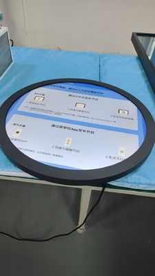Rundes Werbebildschirm Rundes Android-Display