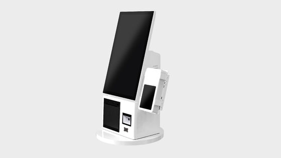 Kompakter und leichter Selbstbedienungskiosk mit NFC-Zahlung und 180°-Drehbildschirm für vielseitige Nutzung