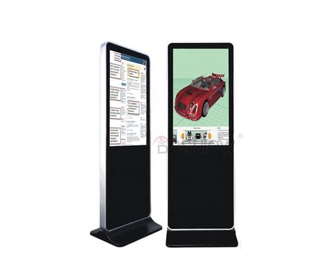 21.5 Inch Floor Standing Self Ordering Kiosk with 10-Point Capacitive Touch Screen and Optional Thermal Printer