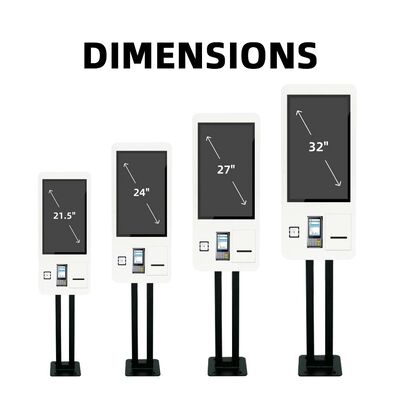 32-Zoll LCD-Display Wandmontage-Self-Ordering-Kiosk mit 3 Jahren Garantie für Fast Food und Einzelhandel