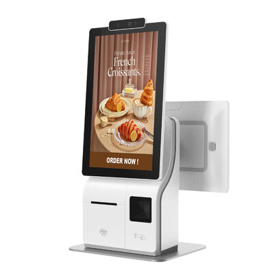 Estar Desktop 15,6"/21,5" Self-Payment-Kiosk mit Gesichtserkennung und Intel Core I3/I5/I7 für Fast-Food-Bestellungen