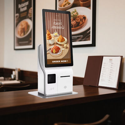 Estar Desktop 15,6"/21,5" Self-Payment-Kiosk mit Gesichtserkennung und Intel Core I3/I5/I7 für Fast-Food-Bestellungen