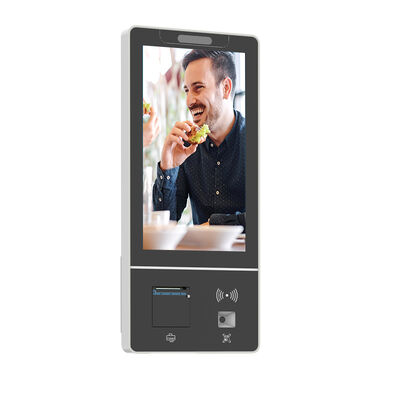 10-Punkt kapazitiver Touchscreen Self-Ordering Kiosk mit 1920x1080 Auflösung und Wandmontage