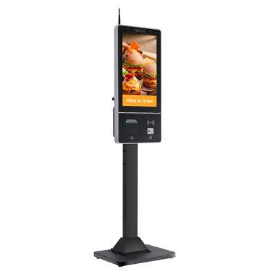 10-Punkt kapazitiver Touchscreen Self-Ordering Kiosk mit 1920x1080 Auflösung und Wandmontage