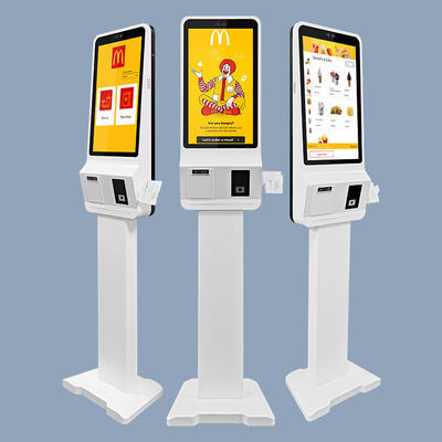 21.5/23.8/32 Zoll Boden Stehendes Selbstbestellkiosk mit SDK Android/Windows OS Touch Screen Zahlungskiosk für Supermarkt