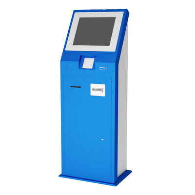 Kommerzieller Self-Service-Kiosk mit kapazitivem 10-Punkt-Touchscreen, 1920x1080 Auflösung und Edelstahlgehäuse