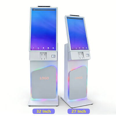 27/32 Zoll freistehender Touchscreen-Kiosk für Selbstbedienung mit 1920x1080 Auflösung für Selbstbestellung und interaktive Nutzung