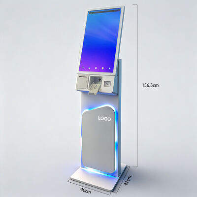 27/32 Zoll freistehender Touchscreen-Kiosk für Selbstbedienung mit 1920x1080 Auflösung für Selbstbestellung und interaktive Nutzung