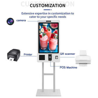 Touchscreen-Kiosk mit 2K/4K Auflösung und 60.000 Stunden Lebensdauer für Self-Service-Anwendungen