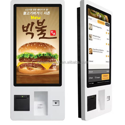 Touchscreen-Kiosk mit 2K/4K Auflösung und 60.000 Stunden Lebensdauer für Self-Service-Anwendungen