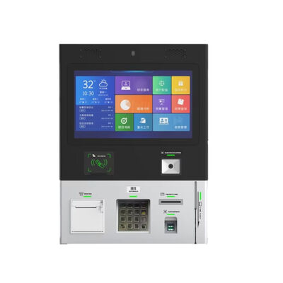 Wall Mounted Hotel Kiosk with 1920x1080 Resolution Touch Screen and Thermal Printer for Self Check-in