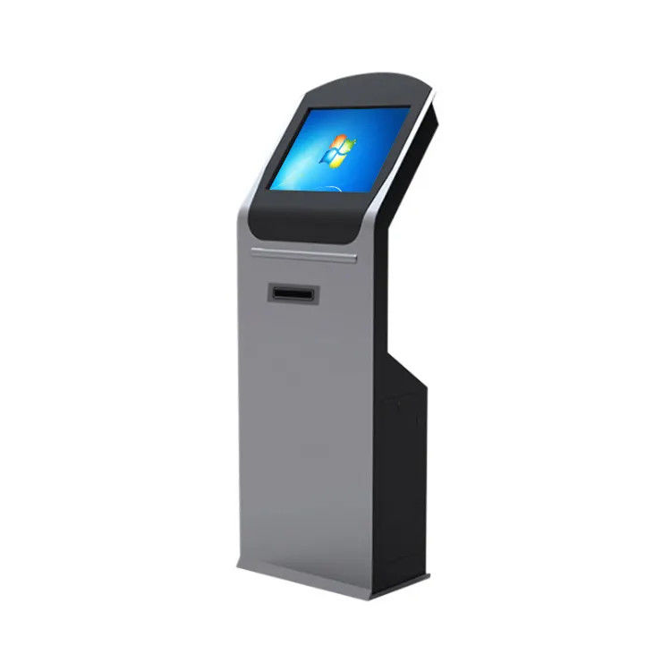 Industrieller Boden Stehender Touchscreen Selbstbedienungskiosk 19 Zoll für das Einholen von Tickets
