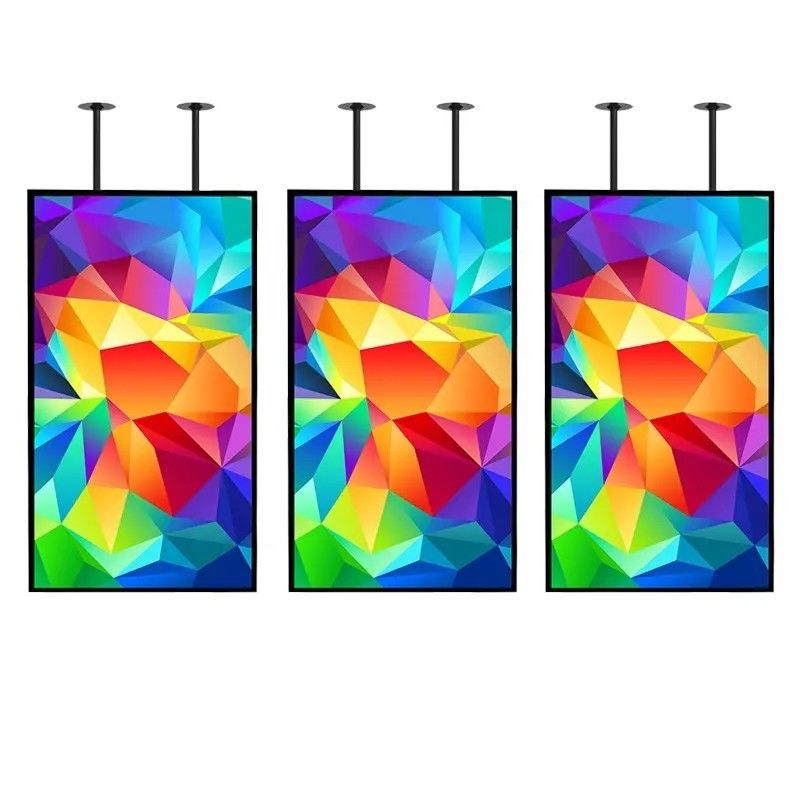 75 Zoll High Brightness LCD Display 3000nits Sonnenlichtlesbares Dual-Screen Digital Signage für Fensterwerbung