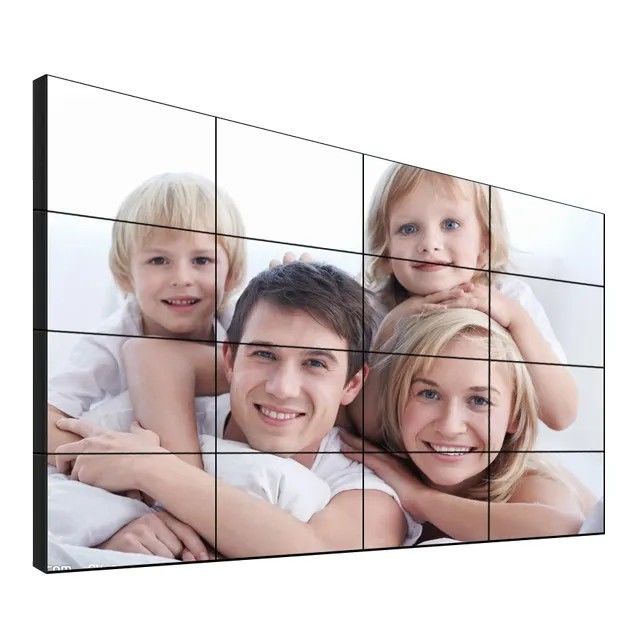49 Zoll LCD Spleißwand Videowand Display mit ultra-schmalem Rahmen 3,5 mm und 500 cd/m² Helligkeit