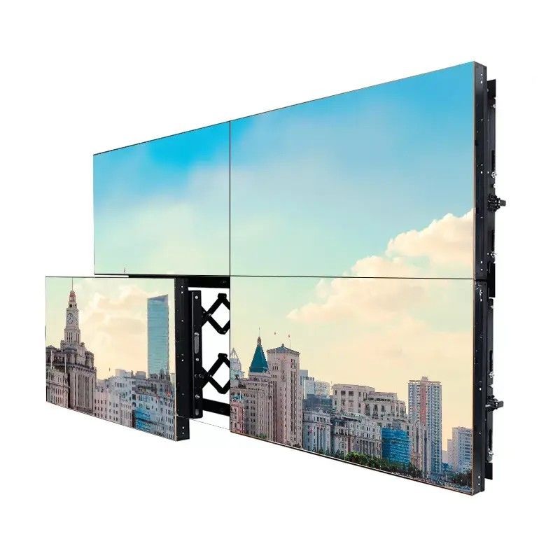 65 Zoll hochauflösende 4K-LCD-Splitsche Wand mit 3,5 mm-Spitze für Hochdefinitions-Videowandbildschirme