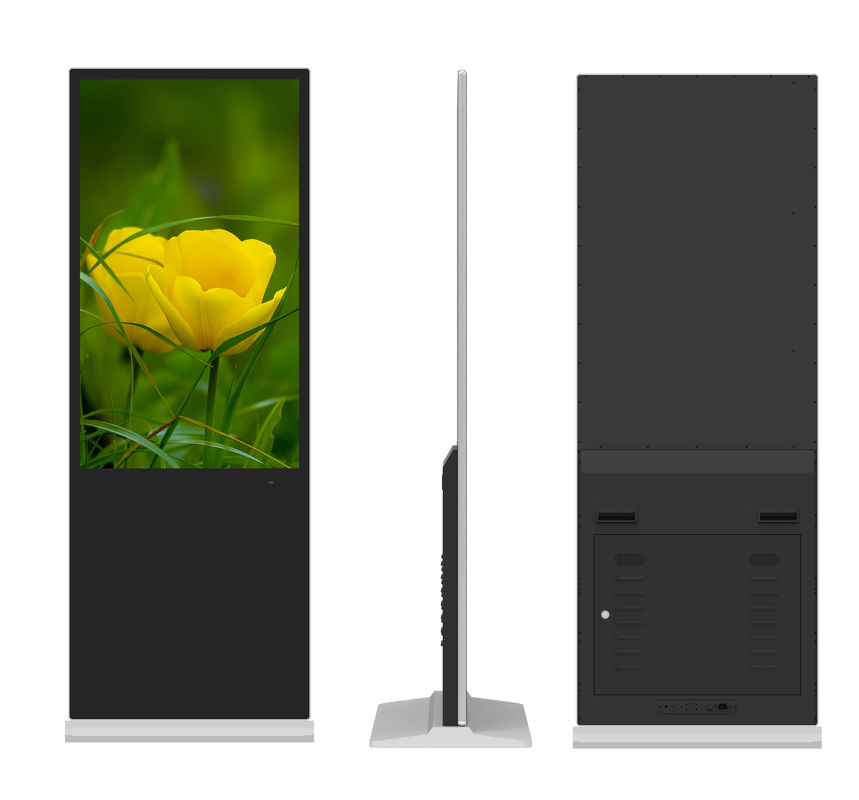 Einkaufszentrum Standalone LCD Werbebildschirm 49 Zoll 4K Video-Player