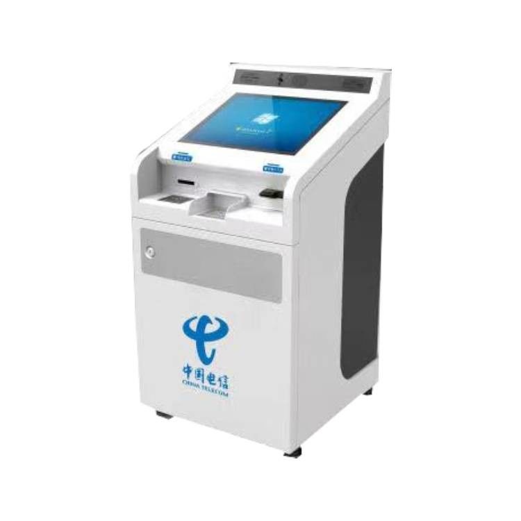 19 Zoll kapazitives Touchscreen-Interaktionskiosk für Telekommunikations-Service-Center mit anpassbaren Optionen