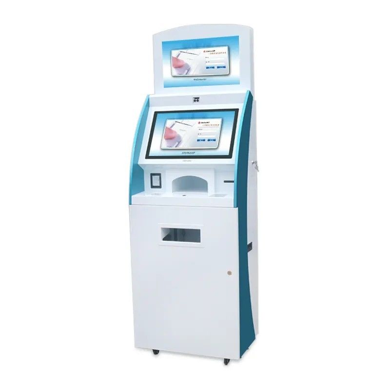 22 Zoll frei stehender Touchscreen-Kiosk mit Kapazitäts-Touch für Selbstbedienungszahlungen