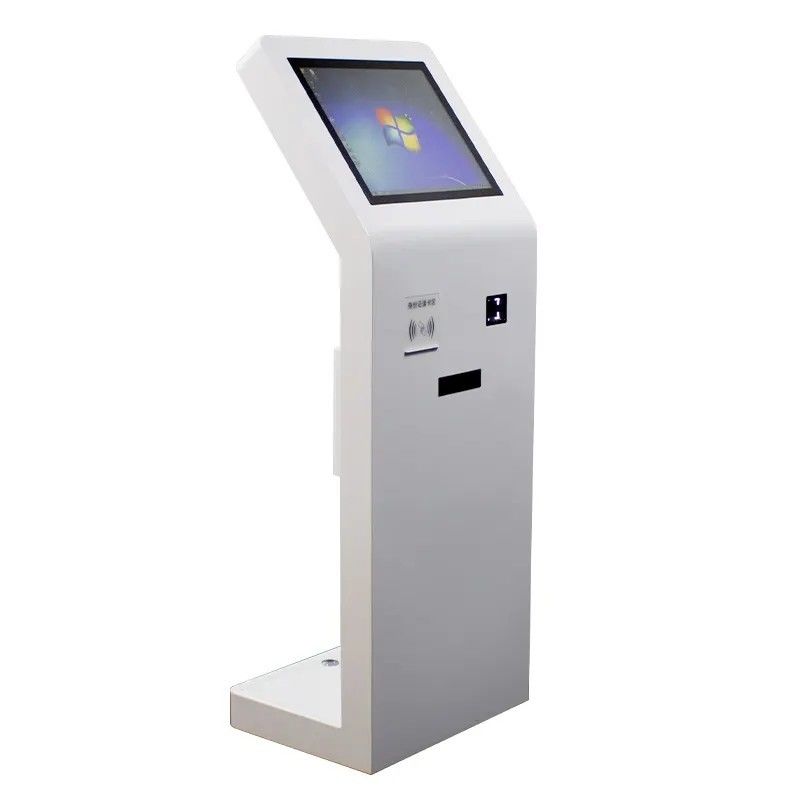 Touchscreen-Kiosk 21,5 Zoll mit IC-Kartenleser und QR-Code-Scanner