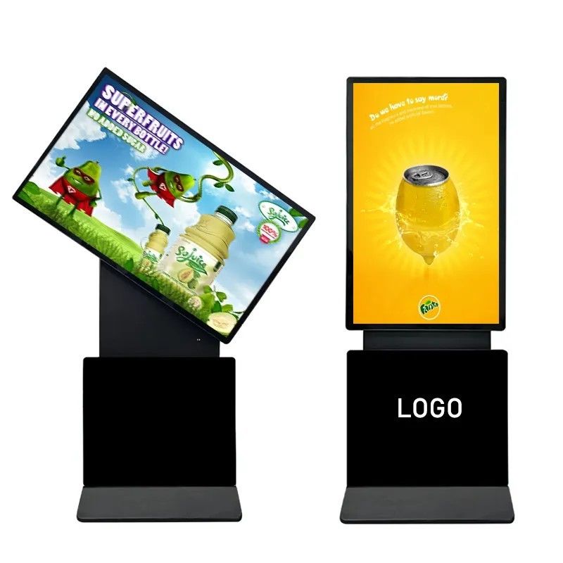 43 Zoll Infrarot-Touchscreen-Digital-Kiosk mit 360-Grad-drehbarem Display für Werbung