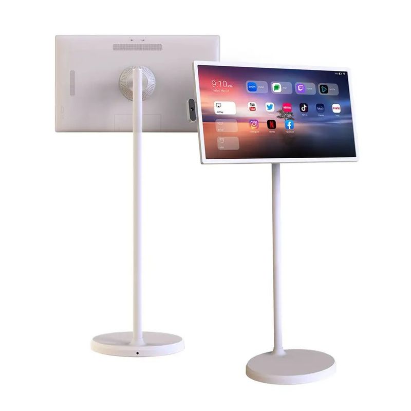 Android OS Smart Digital Kiosk Touchscreen drahtlos bewegliche eingebaute Batterie 32 Zoll