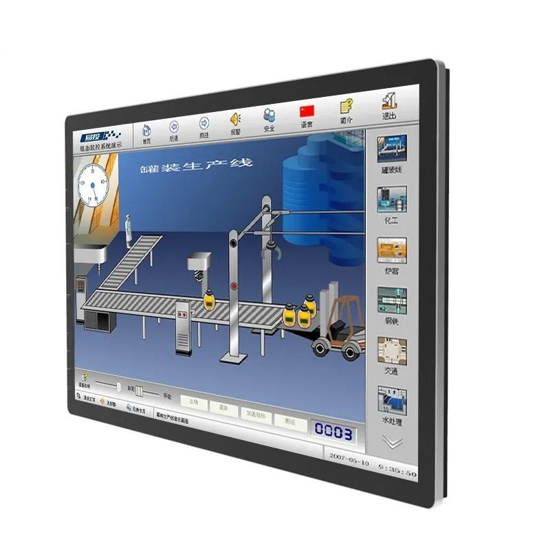 50 Zoll Infrarot-Touchscreen-Monitor mit extrem schmalem Rand und Wandmontage-Design