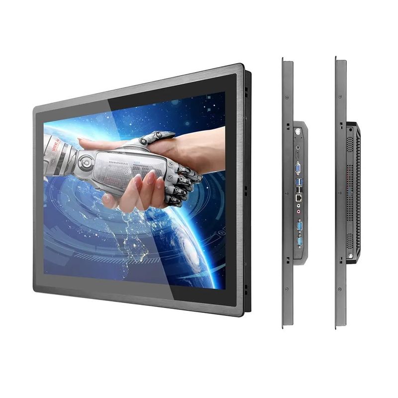 Wasserdichtes 17-Zoll-Touchscreen-Monitor-Panel Alles in einem PC Anti-Schock-Vibration