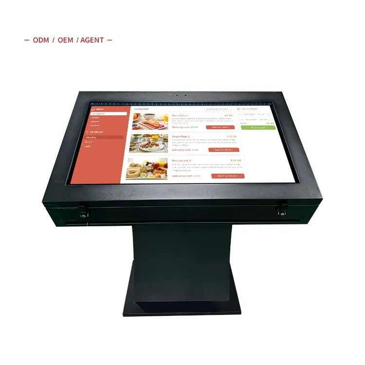 43 Zoll Outdoor High Brightness Multi-Touch Interaktiver Touchscreen Tisch Digital Signage Kiosk