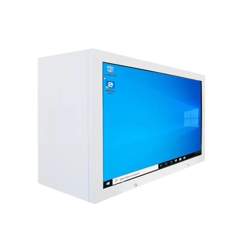 50 Zoll Hochtransparente LCD-Vitrine mit Android-System und Touchscreen-Displaybox