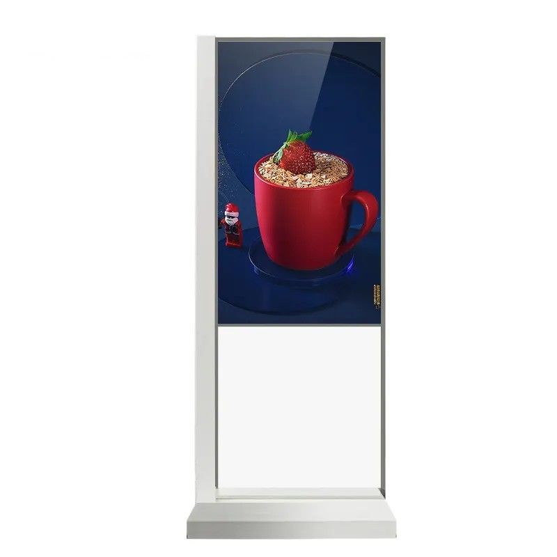 55 Zoll transparenter Touchscreen Monitor mit Android Video Player und Infrarot 10 Touch Technologie
