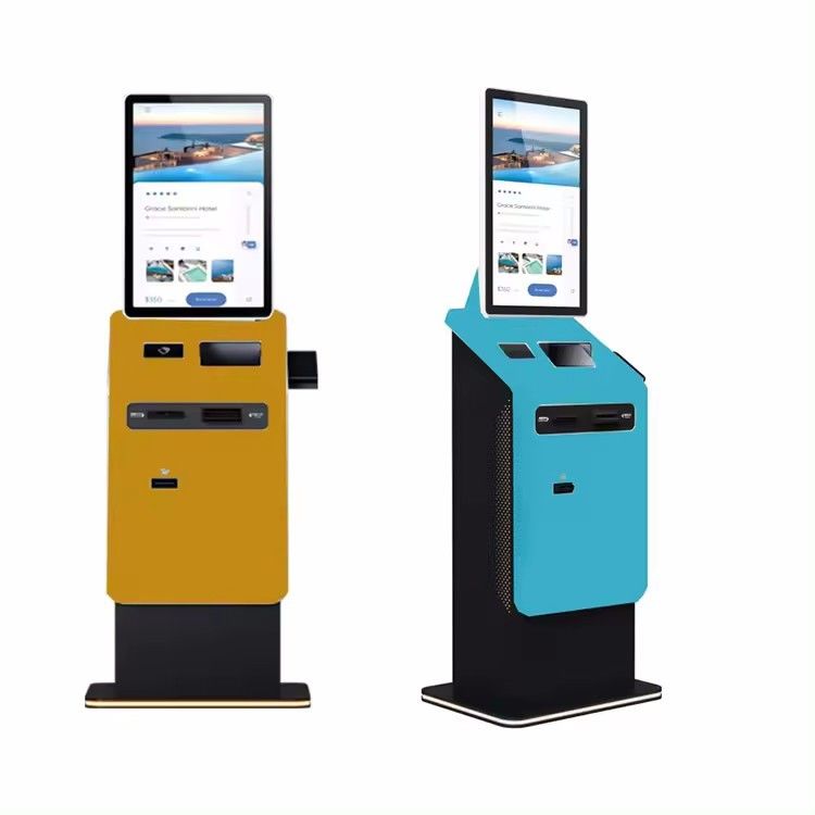 Selbstbedienungskonto-Touchscreen-Monitor mit 1920 X 1080 Auflösung und breitem Temperaturbereich (-10°C~60°C) mit mehreren Eingängen (HDMI, VGA, USB)
