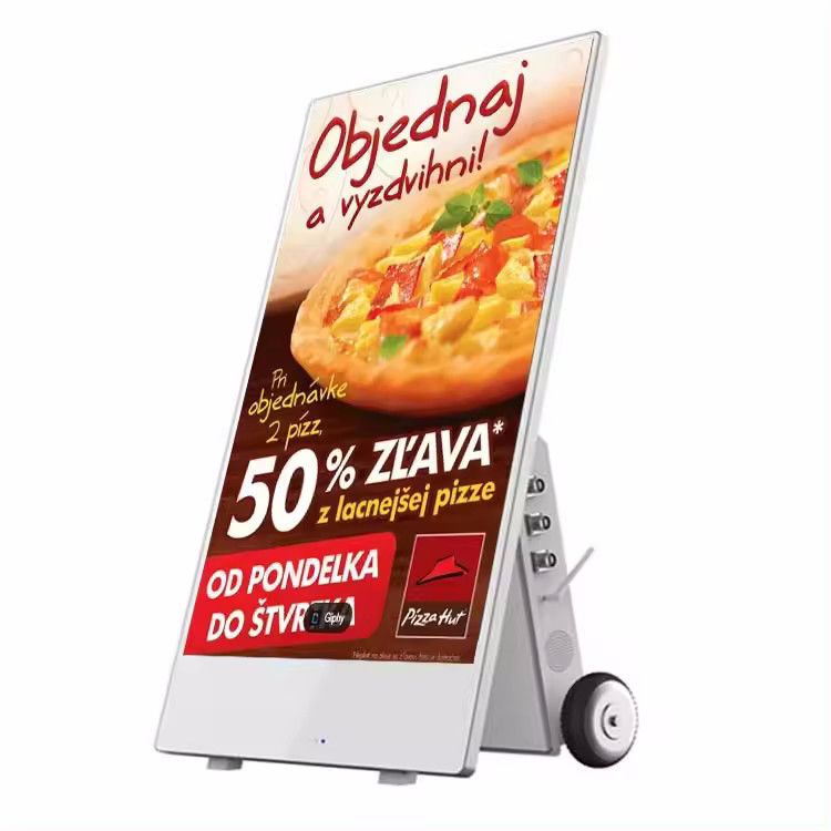 43-Zoll-LCD-Werbeanzeige mit Auflösung von 1920x1080 und Helligkeit von 450 cd/m2 für High Impact Digital Signage