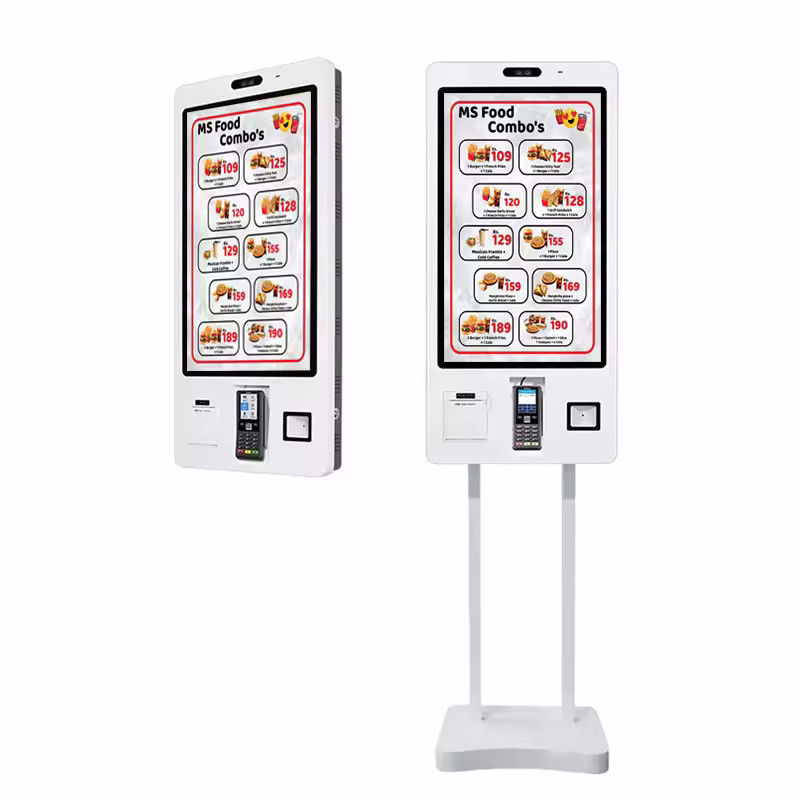 Selbstbestellkiosk mit integriertem 1D/2D-Scanner und 22/24/32-Zoll-LCD-Bildschirm