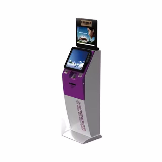 Anpassbares Markenzeichen Selbstbestellkiosk mit 17/19-Zoll-LCD-Touchscreen für Hotels und Kinos