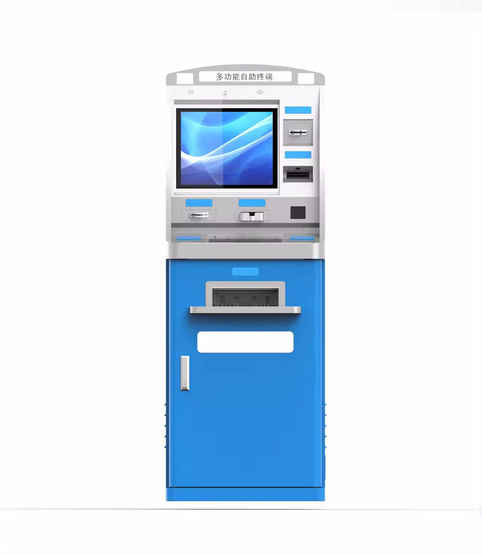 Customized LED-Lichter Selbst-Check-in Kiosk mit integriertem Disorder Card Ausgabe System und Kreditkarten-Fähigkeit
