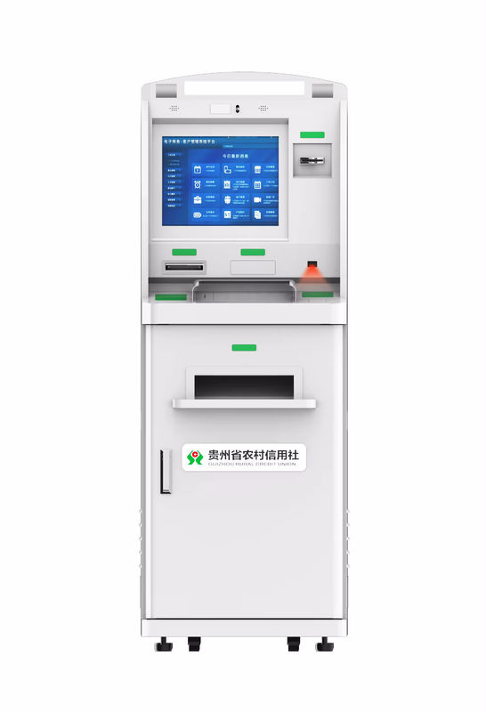 Bluetooth-Konnektivität Touchscreen Selbstbedienungskiosk mit Windows 10-Betriebssystem und Disorder Card Issuance System Kasse