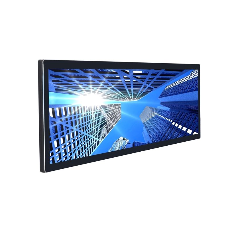 Streifen-Touchscreen-Monitor-Display mit 3840 x 1080 Auflösung und HDMI-, VGA-, USB-Eingängen für individuelle Helligkeit