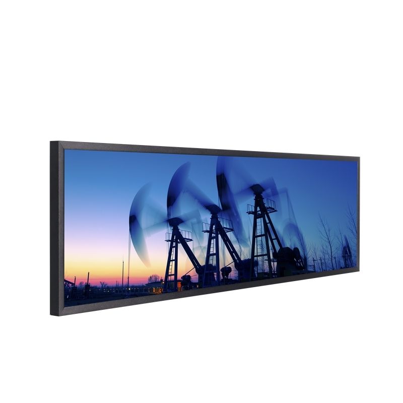 Interaktiver Bar-Typ langer Touchscreen-Monitor mit 3840 x 1080 Auflösung und 350 cd/m² Helligkeit